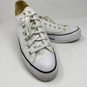 Converse Chuck Taylor Women's 9 All Star Lift Low-Top Sneaker White